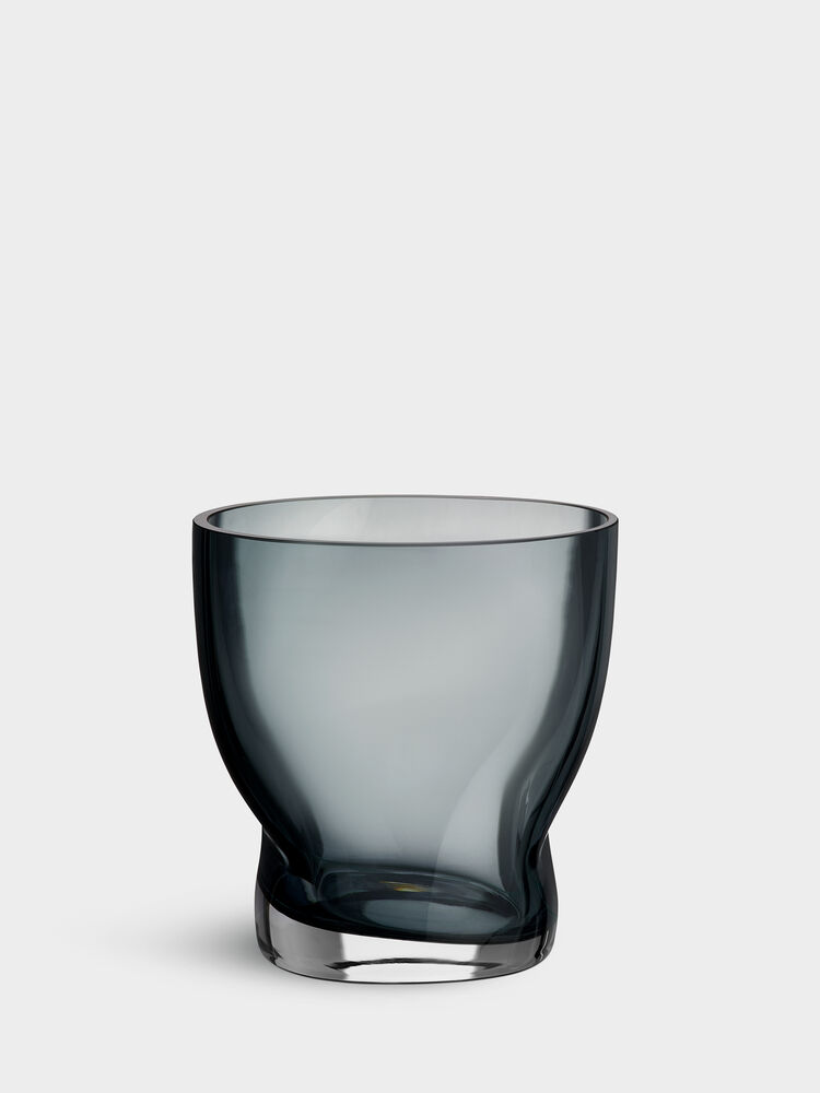 ORREFORS Tulip blå vase 18cm